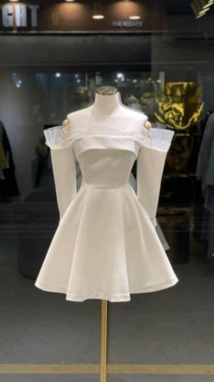 Simple A Line Off The Shoulder Satin Homecoming Dress Birthday Outfits