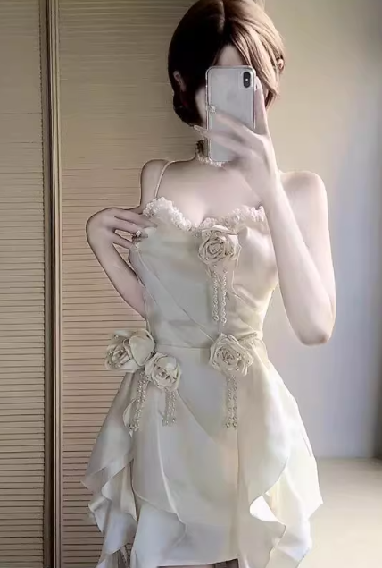 New exquisite sweet princess dress for women, summer short dress