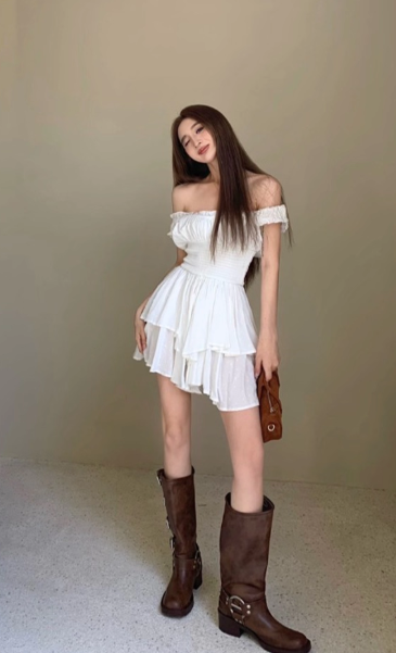New exquisite sweet princess dress for women, summer short dress