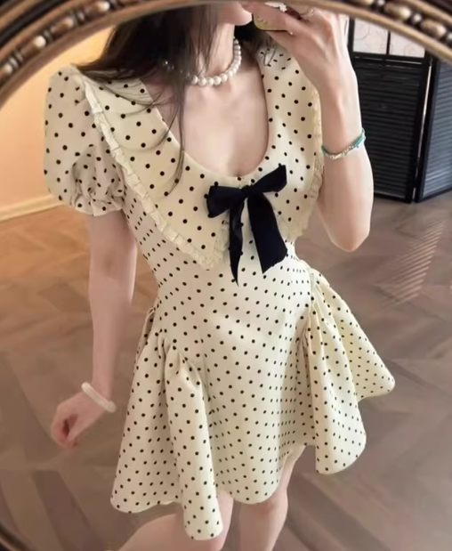 New exquisite sweet princess dress for women, summer short dress