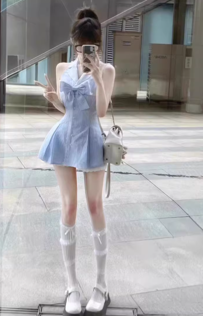 Elegant and Cute Princess Dress, Summer Short Dress