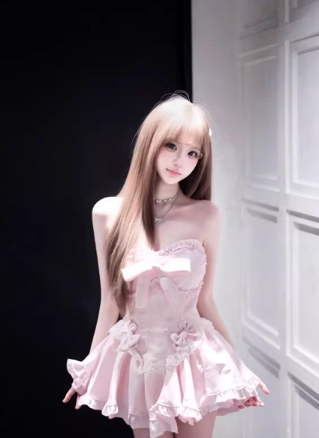 Elegant and Cute Princess Dress, Summer Short Dress