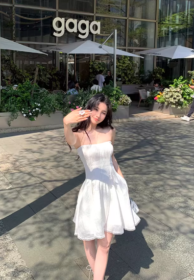 Elegant and Cute Princess Dress, Summer Short Dress