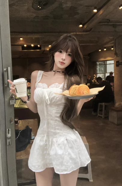 French-style Sweet and Innocent New Summer Short Dress
