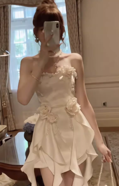 French-style Sweet and Innocent New Summer Short Dress