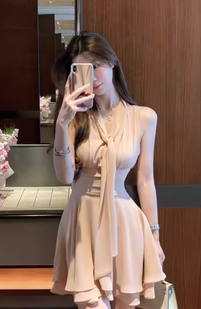 French-style Sweet and Innocent New Summer Short Dress