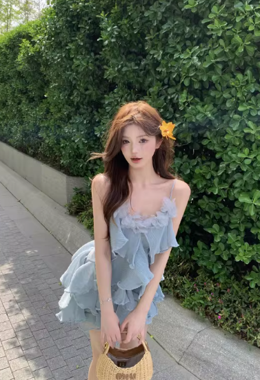 French-style Sweet and Innocent New Summer Short Dress