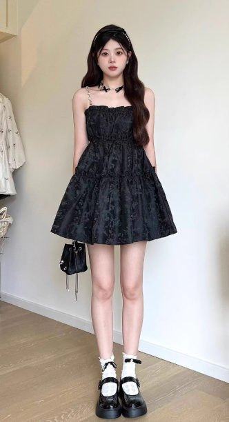 Gentle and Sweet A-Line Princess Dress, Summer Short Dress