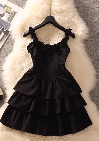 Gentle and Sweet A-Line Princess Dress, Summer Short Dress
