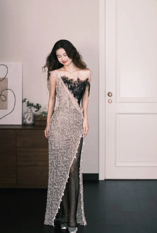 Gorgeous Mermaid Off The Shoulder Lace Long Prom Dress, Evening Dress