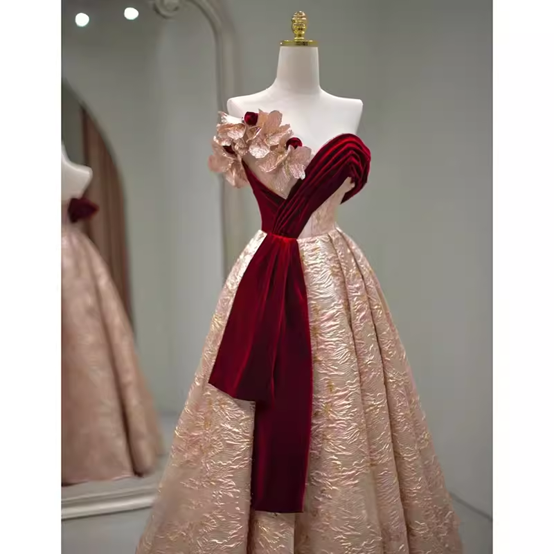 Sexy A line Sweetheart Satin Long Prom Dress