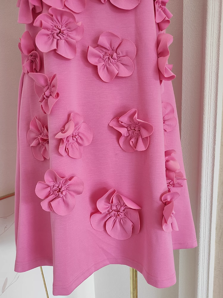 Cute A line High Neckline Pink Satin Short Homecoming Dresses Birthday Outfits