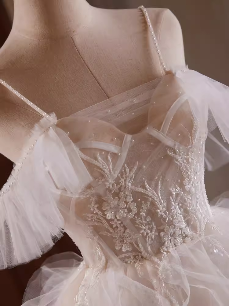 Modest Ball Gown Off The Shoulder White Tulle Birthday Outfits Homecoming Dress