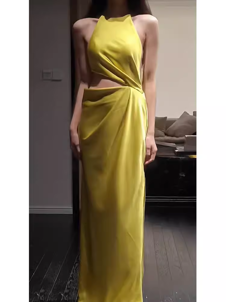 Sexy Sheath Scoop Neckline Long Prom Dresses