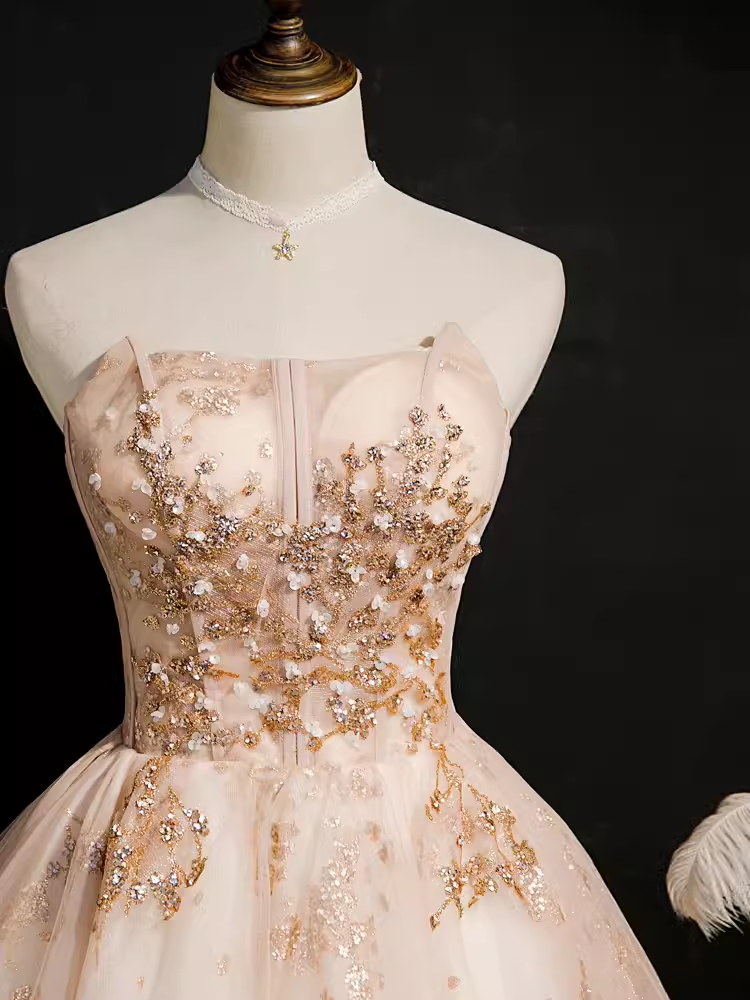 Sexy A line Strapless Tulle Short Homecoming Dresses