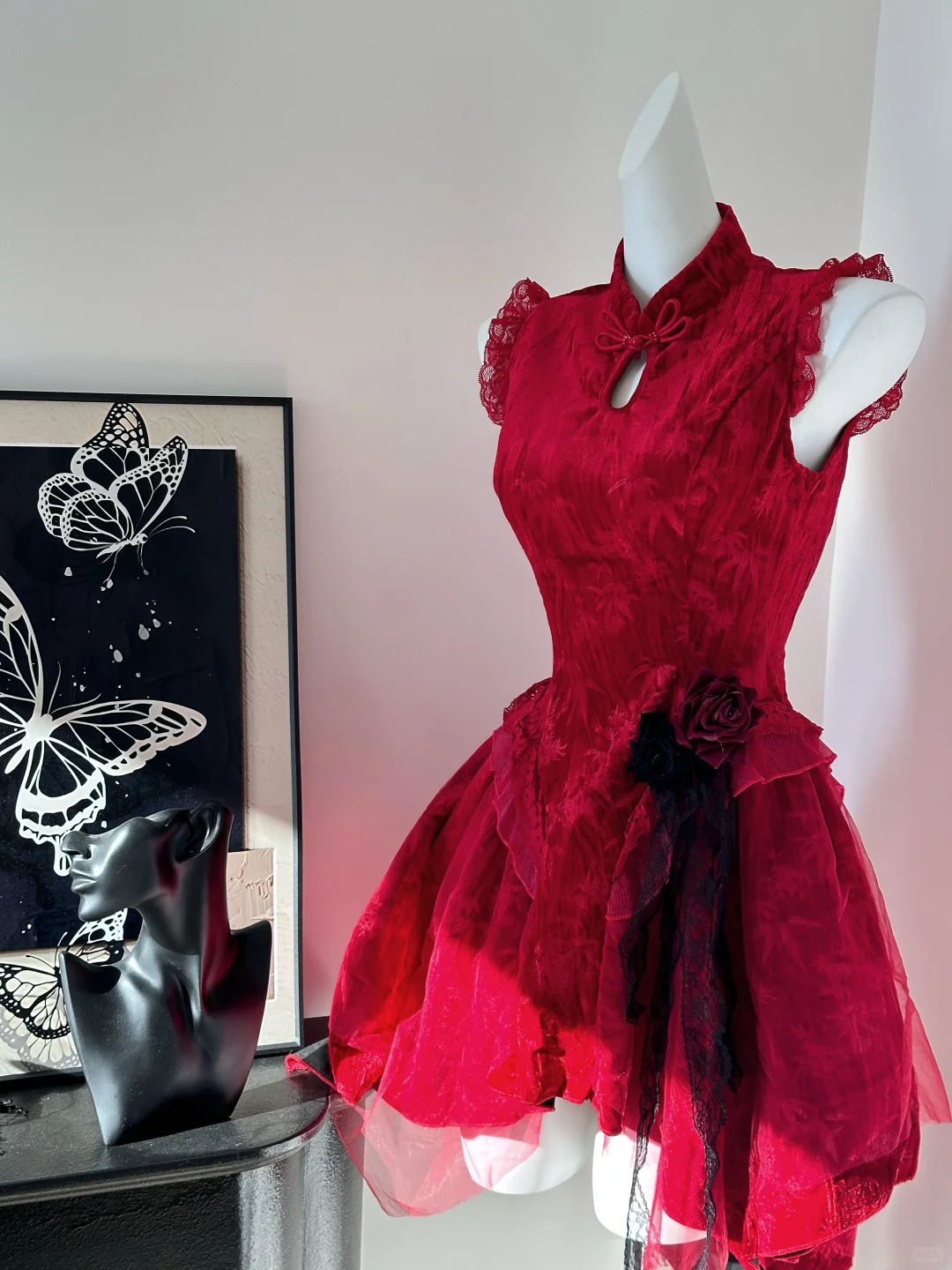 Beautiful Red Sleeveless Short A Line Birthday Party Dress Formal Homecoming Dress