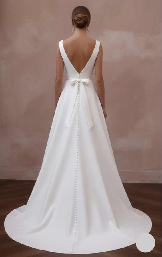 Cold Shoulder Wedding Dress Boho Long Chiffon Flowy Gown