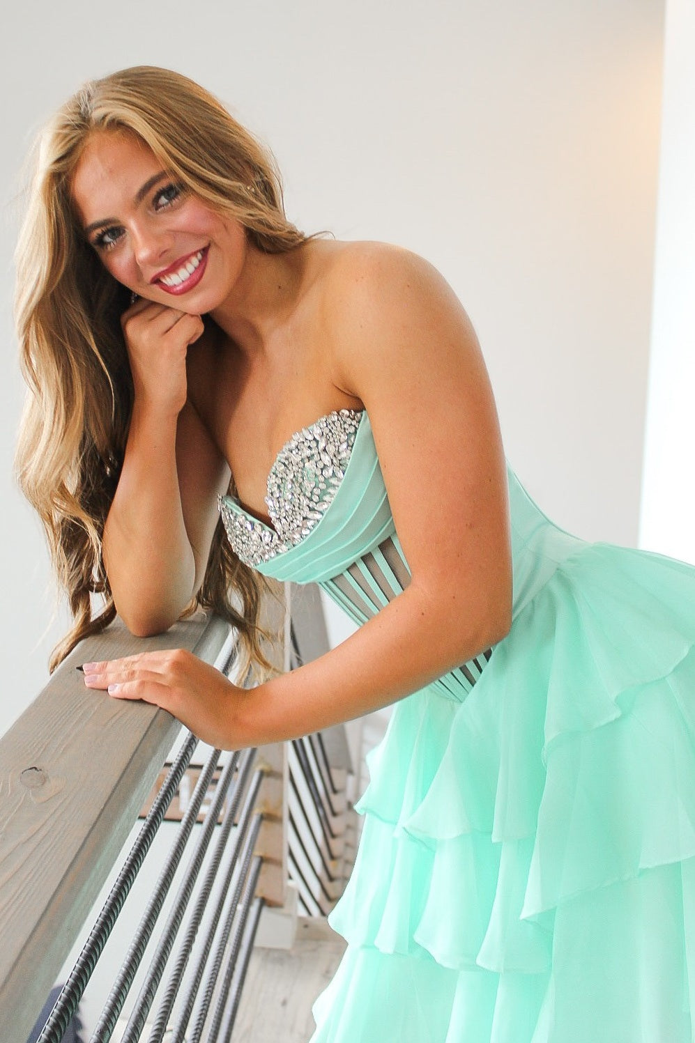 Cute A Line Sweetheart Yellow Corset Homecoming Dress with Beading Ruffles