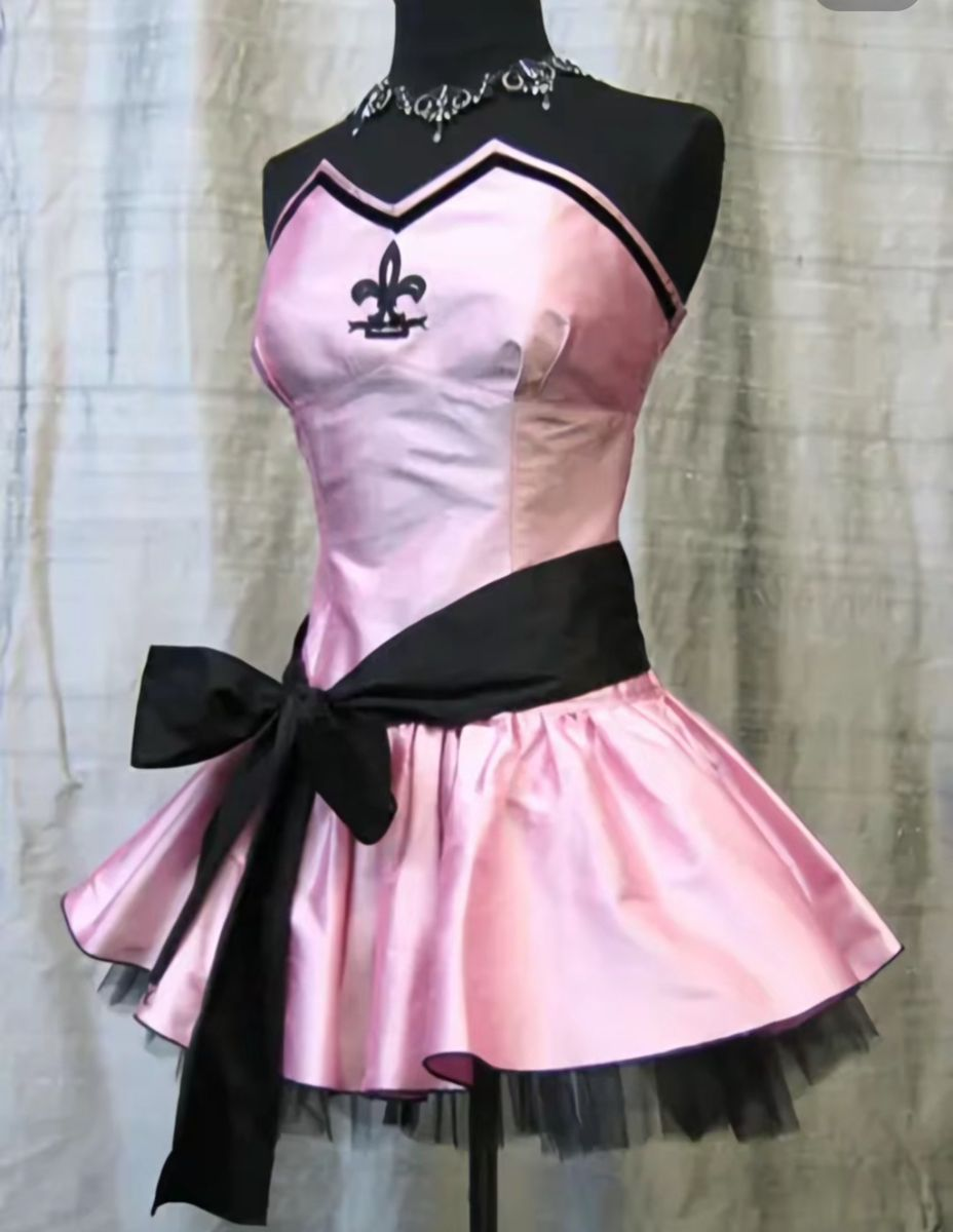 Vintage Pink Satin A Line Formal 8th Grade Homecoming Dress Cocktail Dress With Bow