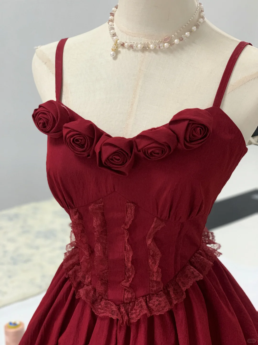 Vintage Spaghetti Straps Red V Neck A Line Short Birthday Dress Formal Graduation Homecoming Dress