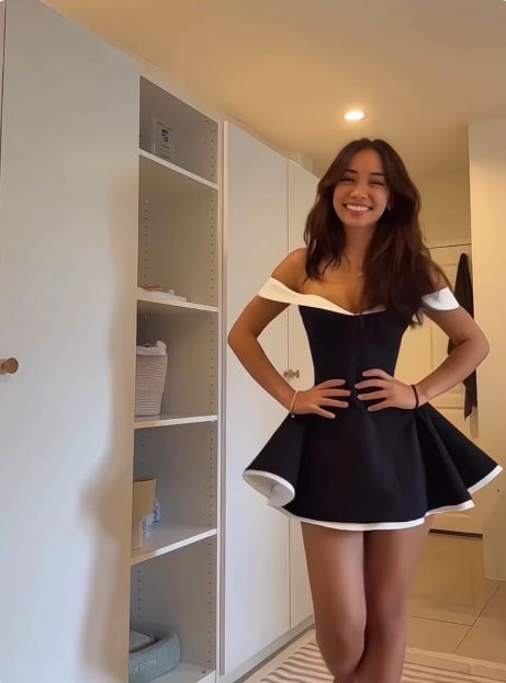 Elegant Off The Shoulder Satin Black A Line 6th Grade Homecoming Dress 18th Birthday Outfits