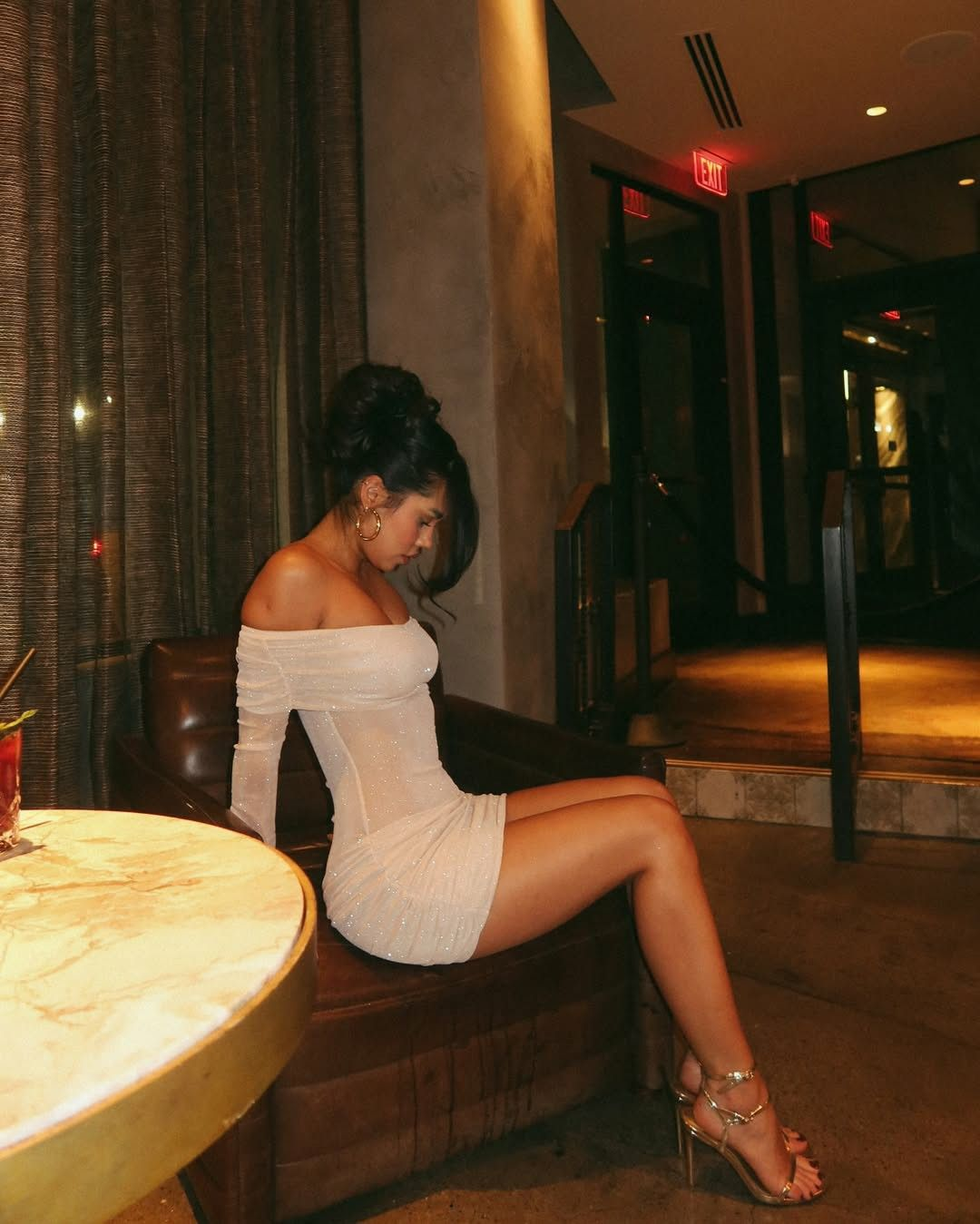 Sparkly Off The Shoulder Long Sleeves White 18th Birthday Outfits Short Graduation Homecoming Dress