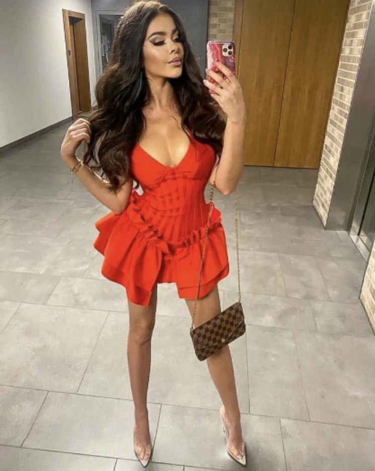 Spaghetti Straps A-line Black Short Homecoming Dress
