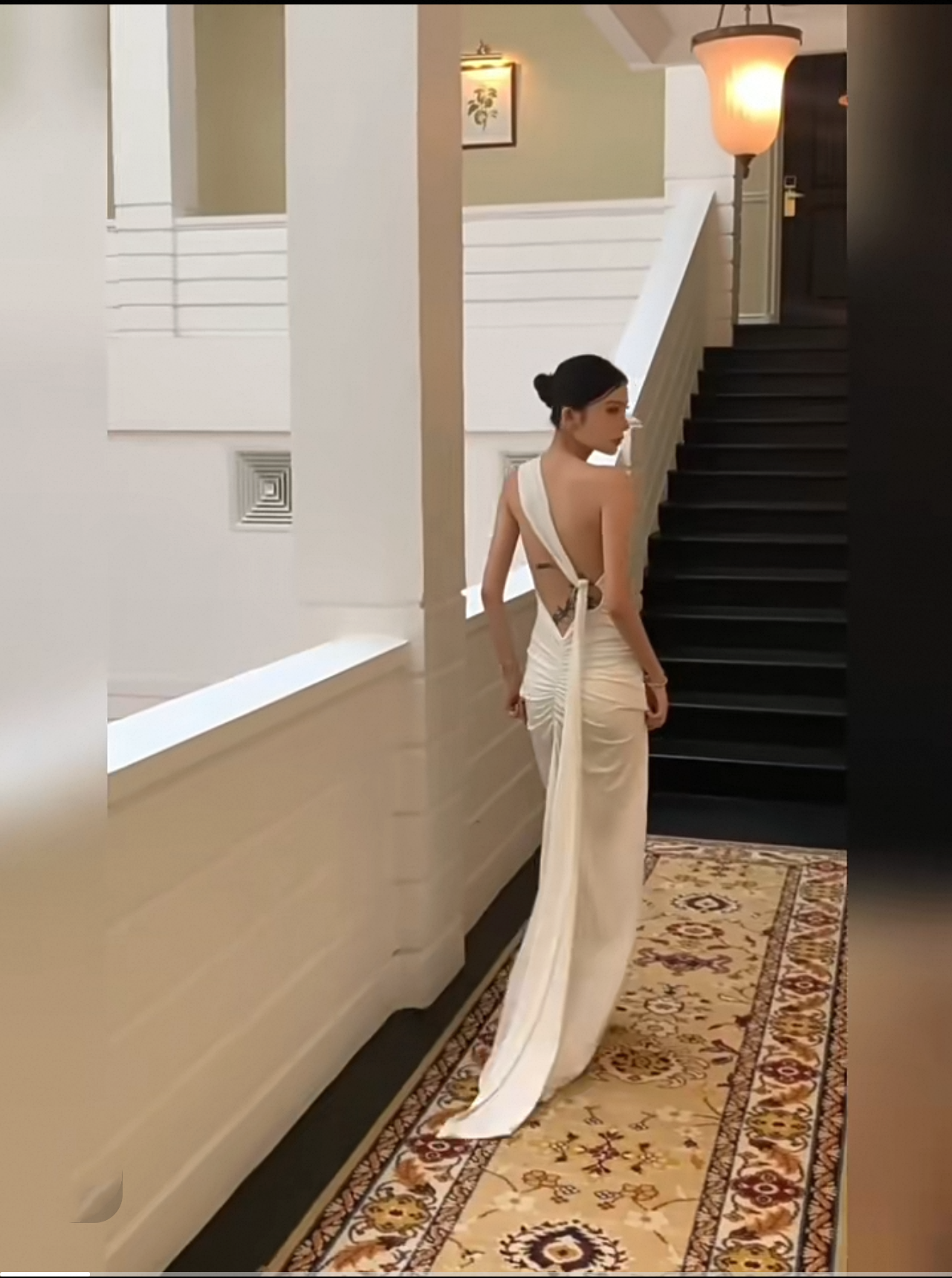 Mermaid One Shoulder Floor-length Sleeveless White Long Prom Dresses