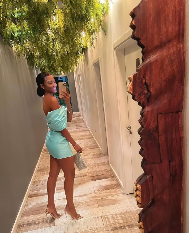 16th Birthday Off The Shoulder Homecoming Dresses Tiffany Blue Mini Bowknot Party Dress