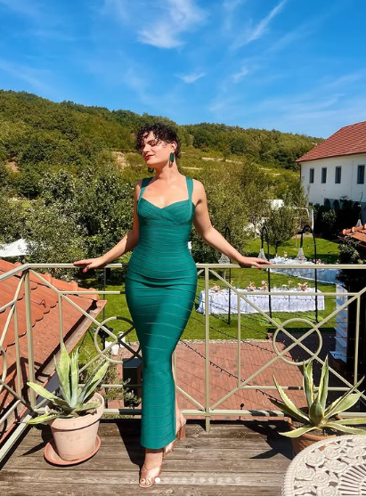 Elegant Sheath Green Sleeveless Prom Dress,Trendy Prom Gown