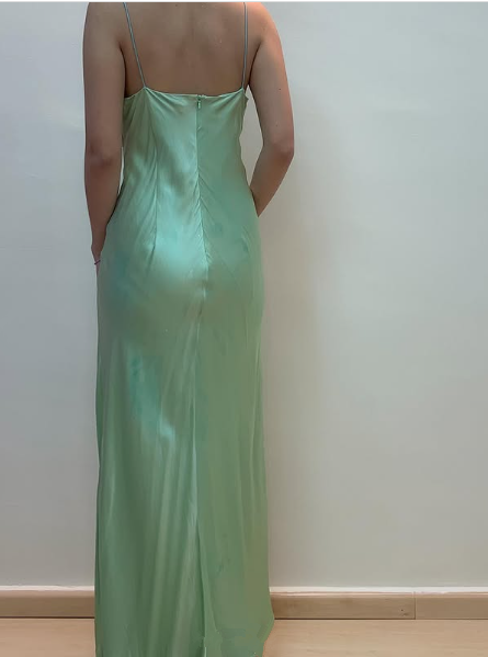 Fashion Green Straps Sheath Party Evening Gown Sweetheart Prom Dress With Beading