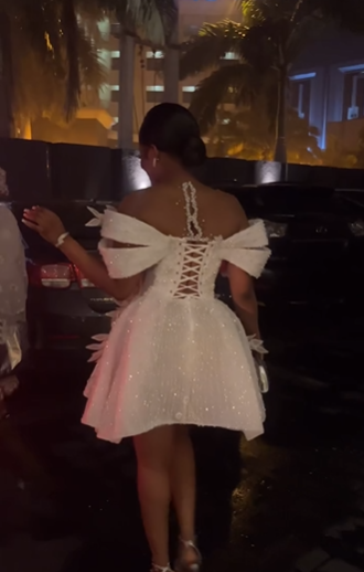Vintage Pearls Beaded Floral Short Cocktail Dress Birthday Dress White Off The Shoulder Homecoming Dress