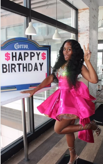 Gorgeous Hot Pink Satin Beaded Homecoming Dress Short Birthday Dress With Bow