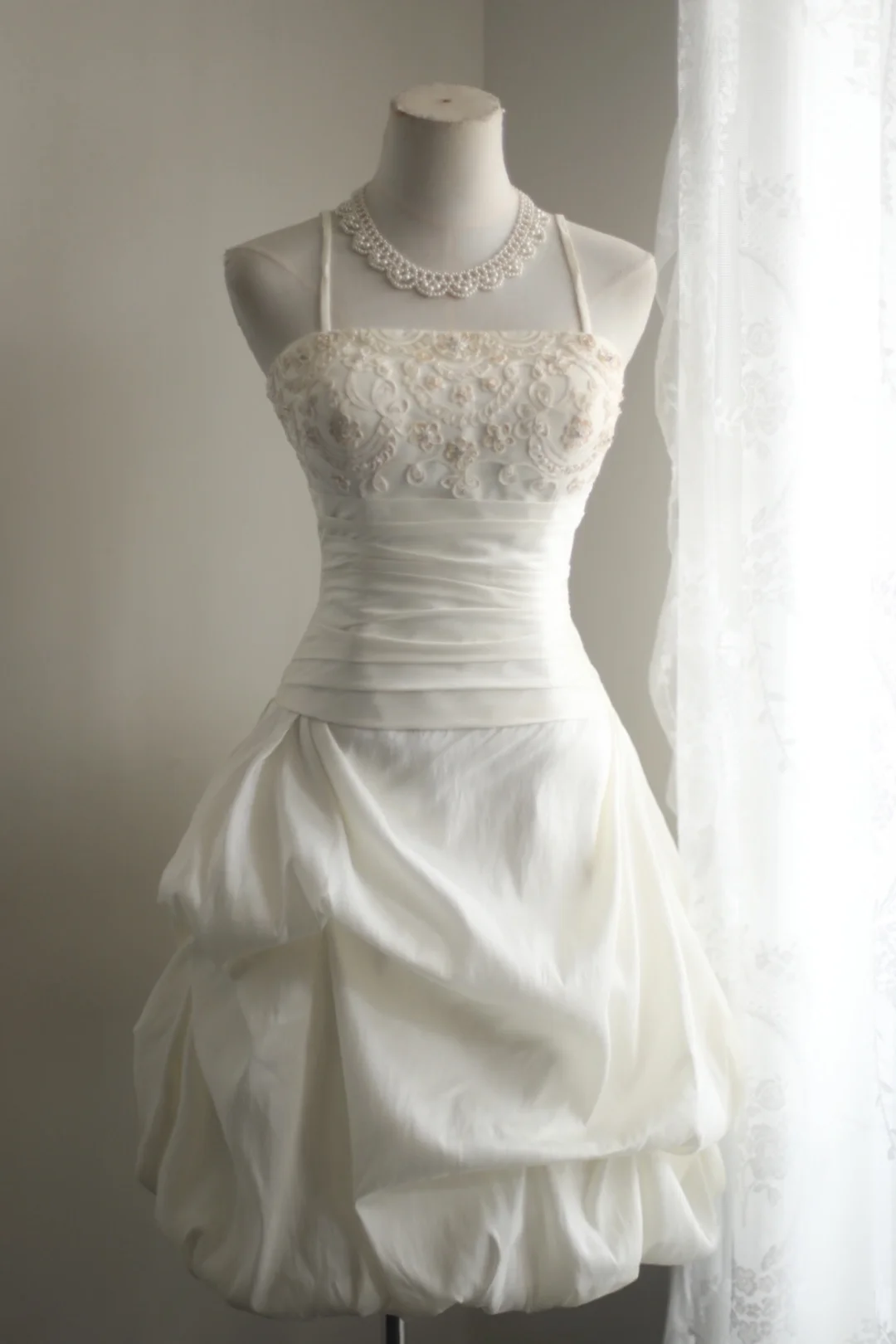 Vintage Spaghetti Straps White Short Birthday Outfits Formal Homecoming Dress