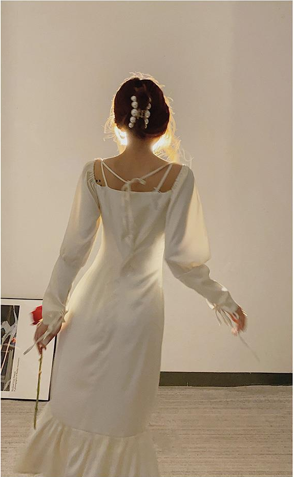 Spaghetti Strasp Simple Prom Dress Chic Party Dress