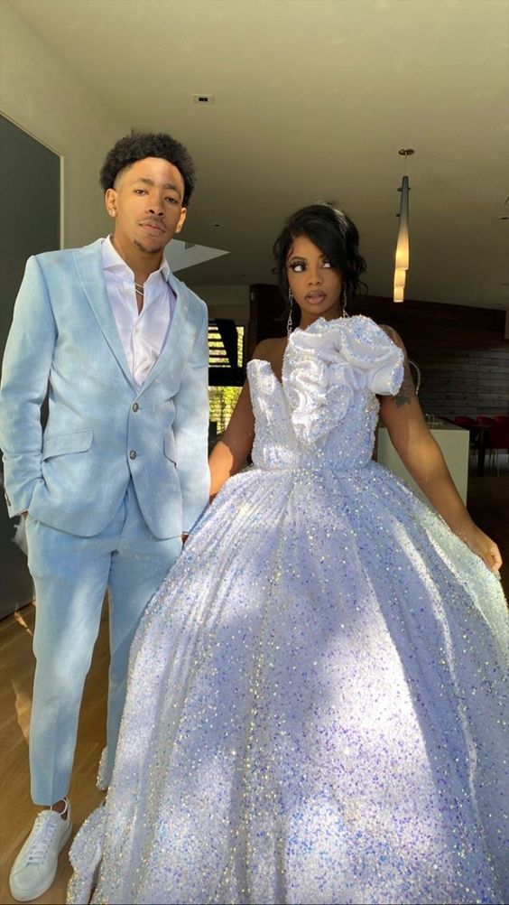 Sequins Ball Gown New Arrival Prom Dress