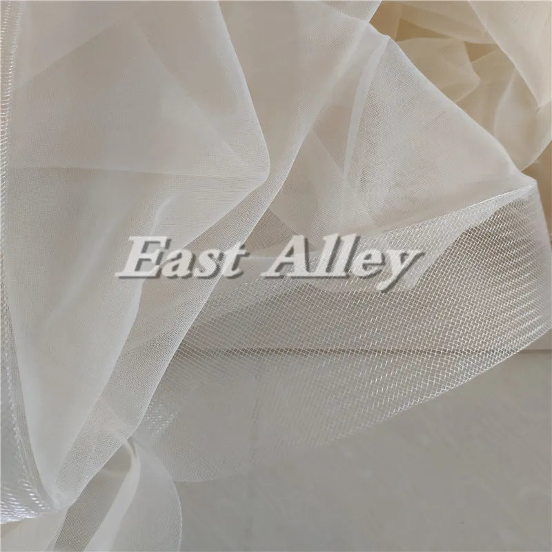 New Bridal Veil, Wedding Veil with comb, Cathedral Ivory Veil Blusher Two Tier Veil with 2 inch Horsehair Trim, 108 inches