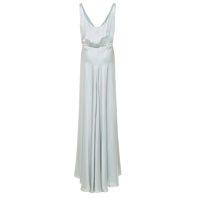 A-line Simple Long Prom Dress Sleeveless Party Dress