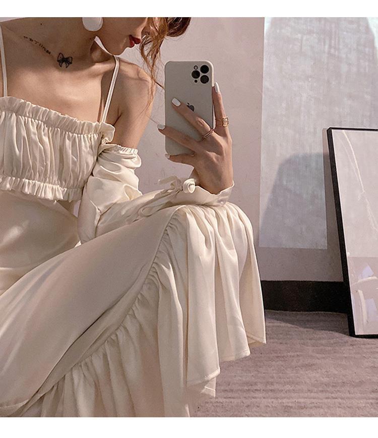 Spaghetti Strasp Simple Prom Dress Chic Party Dress