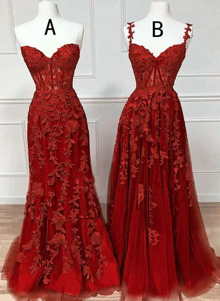 Sexy Hot 2025 Violet Purple Lace Long Prom Dresses Cheap Evening Dress