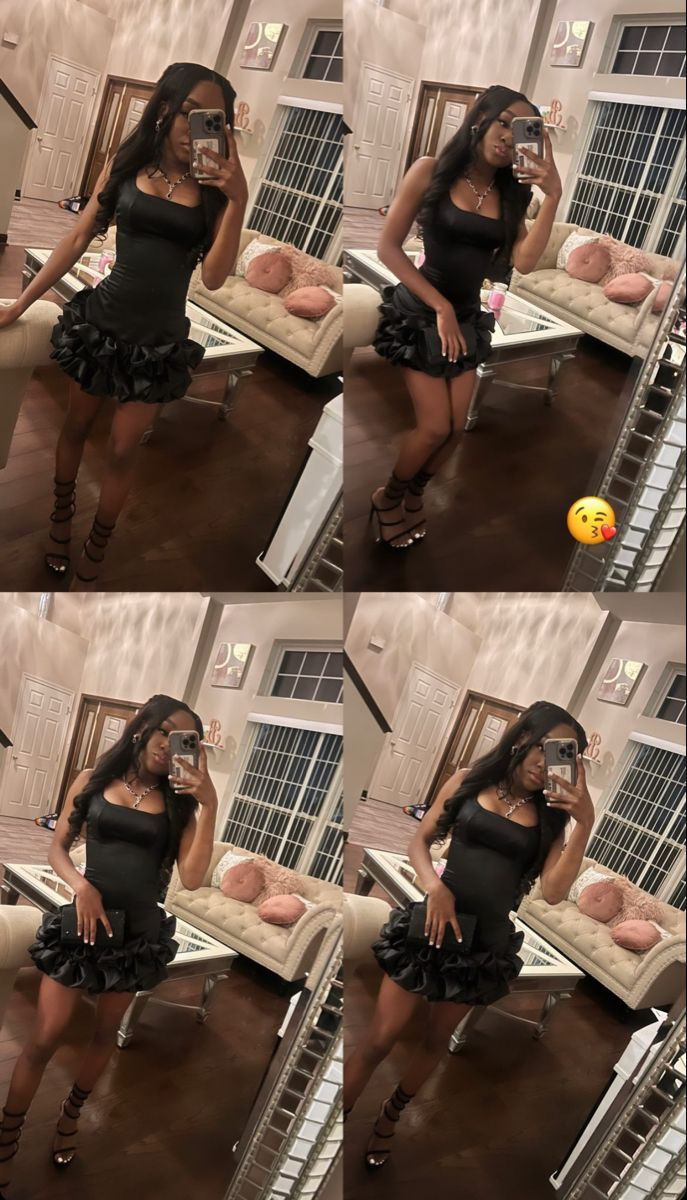 Simple Square Neck Sleeveless Black Short 7th Grade Homecoming Dress Birthday Outfits
