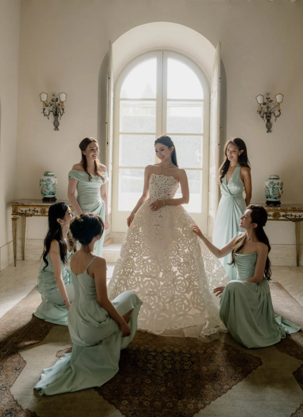 Classy Green Satin Mermaid Long Wedding Guest Dress Formal Bridesmaid Dress