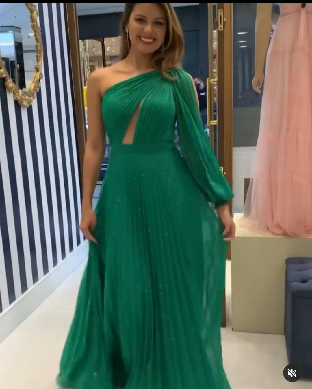 Fashion Green Prom Dresses, Sexy Evening Dress