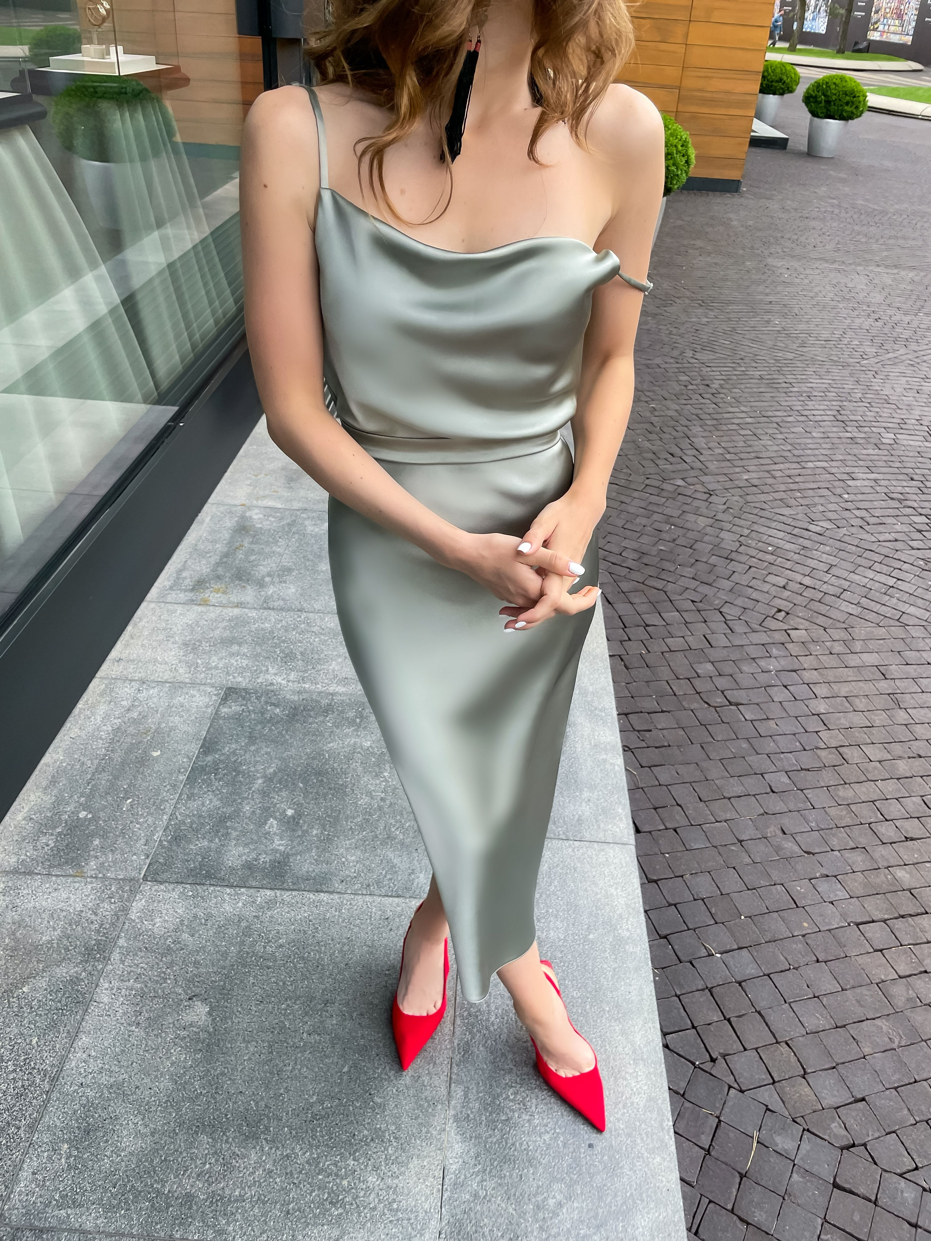 Classy Spaghetti Strap Party Dress,Bridesmaid Dress