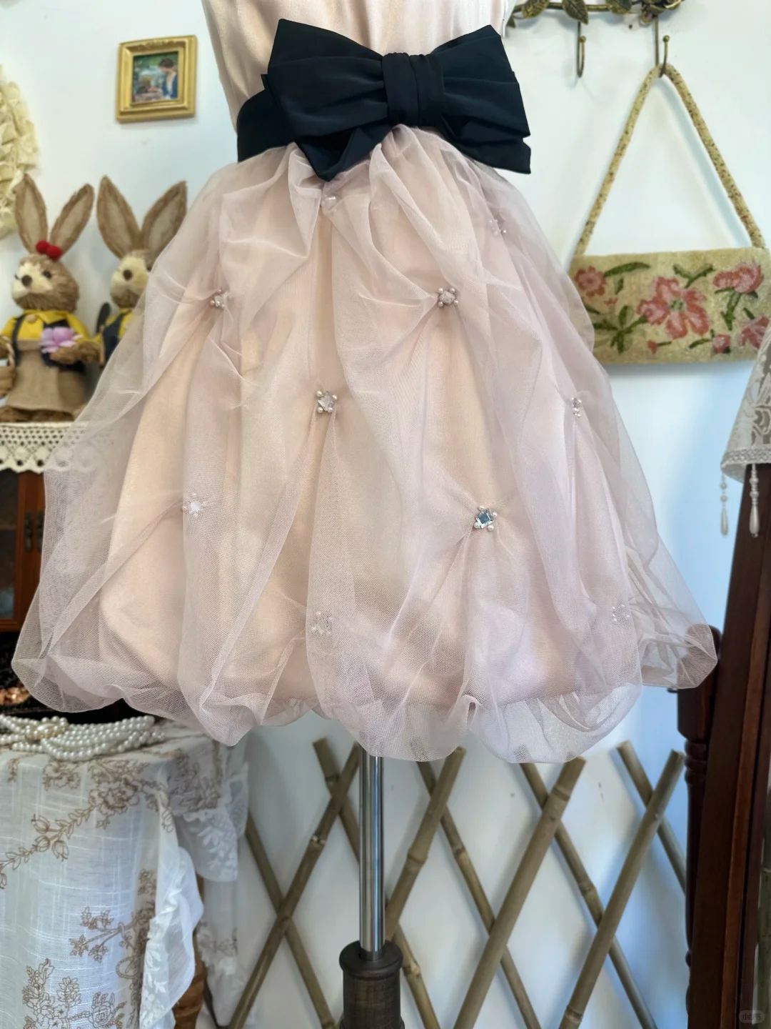 Simple Spaghetti Straps Blush Pink Satin Tulle Short Homecoming Dress Birthday Outfits