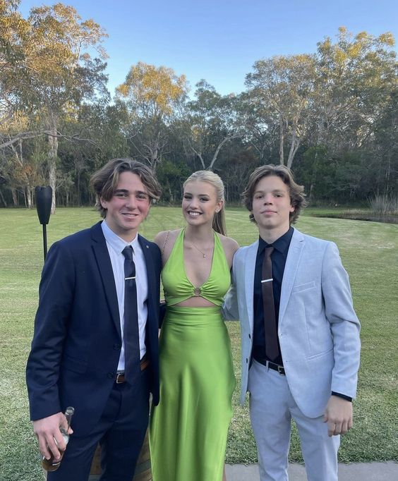 Sexy Green Halter Neckline Prom Dress With Split,Senior Prom Gown