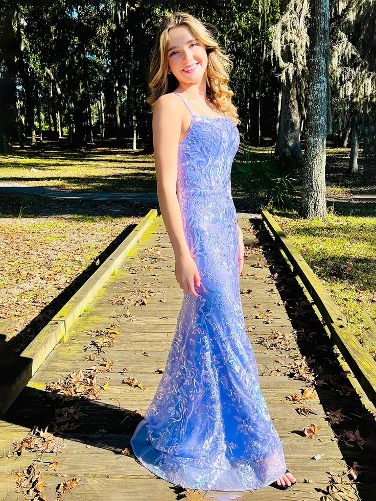 Sparkly Spaghetti Straps Lace Sequins Evening Dress,Purple Mermaid Prom Dress Party Gown