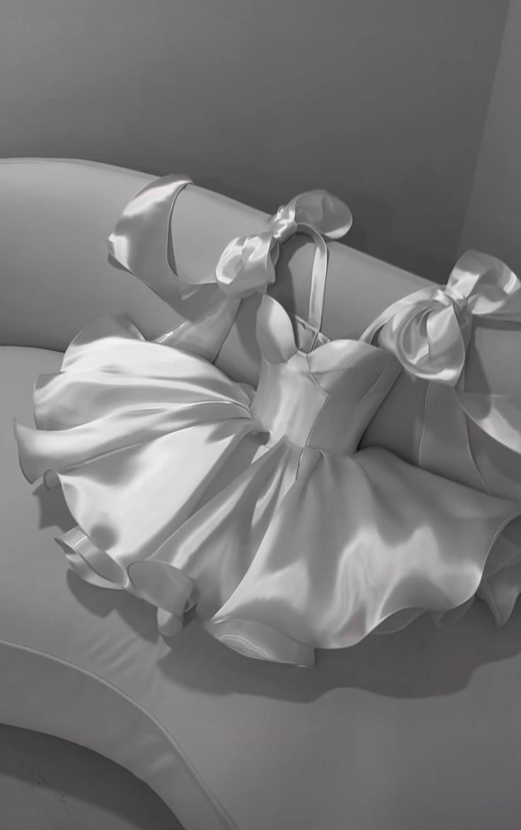 Simple White Homecoming Dress Short Party Dress