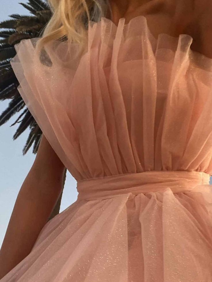 Sweet Princess Light Pink Shimmering Multi-layered Tulle Short 16th Birthday Homecoming Dress
