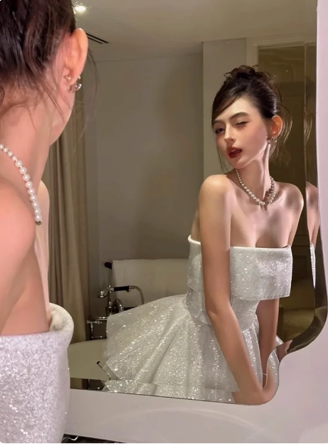 Sparkling Bandeau Waist Birthday Tutu Homecoming Dress